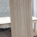 Porte en chêne à petit cadre