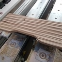 Chevet façade texturée