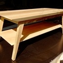 Table basse. Frêne Olivier. #2