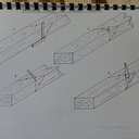 Réglage d'angle machine pour coupe biaise.