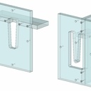 Gabarits pour queue d'aronde sur poutre