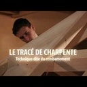 Présentation vulgarisée en 3 mn de l'art du trait de charpente