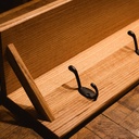 Accessoires pour entrée - porte manteaux et banquette en chêne d'amérique