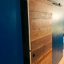 Porte coulissante sur rail