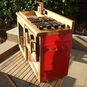 Une cuisinière four