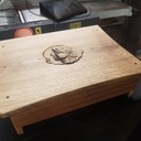 Médailler chêne et meranti