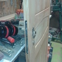 Porte mélèze et sycomore