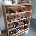 Cave à vin en palette