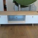 Meuble TV MDF chêne scandinave