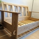 Canapé chataîgnier (démontable et convertible)