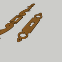 Entrée de clé de style pour meubles