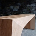 Banc en chêne (presque) récup'