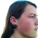 Boucle d'oreille en ébène