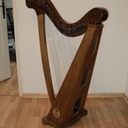 Harpe celtique 19 cordes