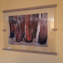 Cadre pour photo sous verre