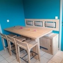 Coin cuisine table haute