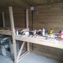 Meuble - établi - rangement conbinée