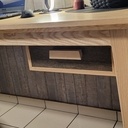 Bureau en frêne et chêne