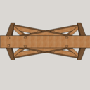 Tréteau façon Mazerolle