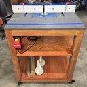 Meuble pour défonceuse sous table