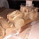 Wooden Chargeur letourneau L2350