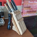 Bloc de rangement à couteaux fonctionnel