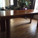 Restauration - vernissage d'une table Charlotte Perriand (copie)