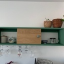 Étagère haute pour cuisine