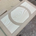 Table basse en arasé cintré