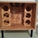 Meuble porte bouteille