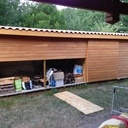 Cabanon, bûcher bois, range canoë et abri jardin - tout en un