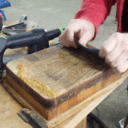 Le bloc de boucher de ma Belle-mere