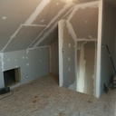 Escalier deux quarts tournant en Baubuche