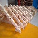 Maquette charpente ferme latine