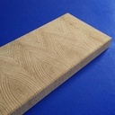 Planche à découper en bois de bout