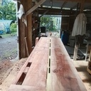 Établi Rouba en bois de fer (casuarina equisetifolia)