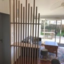 Claustra intérieur en chêne
