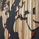 Une autre Mappemonde en bois !