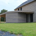 Carport avec arrondi en plein cintre