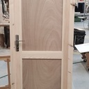 Porte extérieure en sapin rouge