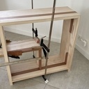 Console bicolore moderne