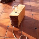 Lampe en Quénétier