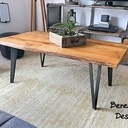 Table basse de style industriel