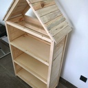 Bibliothèque maisonnette