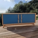 Meuble TV en châtaignier