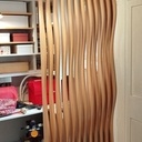 Claustra à ondulations