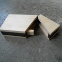 Boite en ébène et tilleul