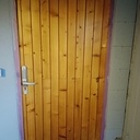 Rénovation et modification d'une porte traditionnelle