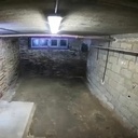 Plancher d'atelier en cube de bois