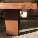 Table basse en noyer